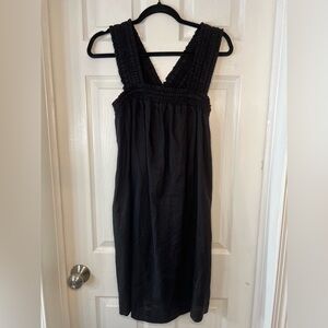 everlane ponte short sleeve dress Ponte V-Neck Mini Dress